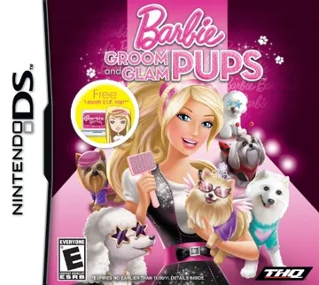 Barbie - Groom and Glam Pups (USA) (En,Fr) box cover front